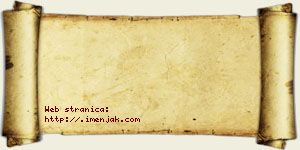 Jakov Kovjanić vizit kartica